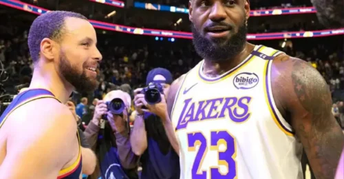 NBA DROP A BOMBSHELL! What LeBron whispered to Steph after the Lakers-Warriors game is making Summer 2026 go crazy