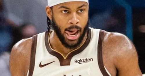IT'S OFFICIAL: Moses Moody has already started cashing the check Warriors wrote at the deadline