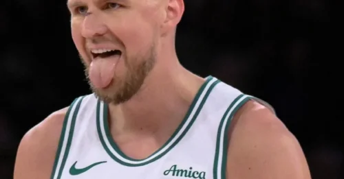UNREAL IN BAY! Kristaps Porzingis brings thrilling factor Warriors fans haven't seen in years