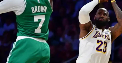 CLASH OF THE TITANS! LeBron James finally speaks out regarding Jaylen Brown’s viral sarcasm aimed at Bronny