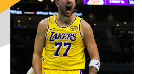 The NBA record books just got REWRITTEN in Indianapolis! Luka just PULVERIZED the Pacers and did something NO ONE in a Lakers jersey has EVER done! The HYPE is REAL!