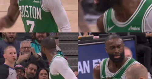 REFEREE EXPLAINS JAYLEN BROWN EJECTION! Referees explain why Jaylen Brown’s past fines played a SHOCKING role in his quick ejection!