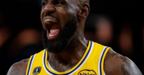 LEBRON JAMES’ SHOCKING OUTBURST ABOUT LUKA DONCIC! The King’s Chilling 6-Word Post-Game Statement Sending Shivers Throughout the NBA!