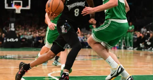 BOSTON'S NIGHTMARE FINALLY COMES TRUE: The Timberwolves walk into TD Garden and shatter the 7,685-day curse that had a chokehold on the NBA's strangest hex.