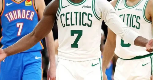 BOSTON DROP A BOMBSHELL:  Jaylen Brown, Jayson Tatum send message in win over Thunder