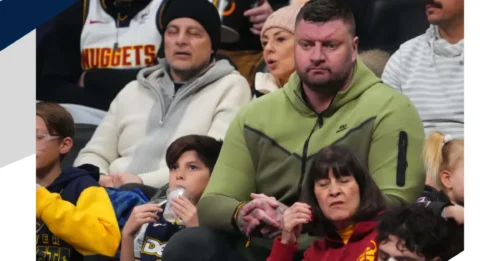 NUGGETS NATION GETS A BOMBSHELL: Nikola Jokic's brother ignited a FULL-BLOWN confrontation with a Spurs fan at courtside.