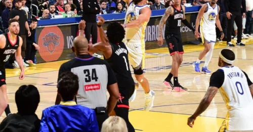 OFFICIAL: NBA APOLOGIZES FOR 2 MISSED CALLS vs Rockets – The Warriors WERE ROBBED on Curry's comeback night.