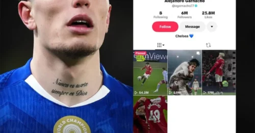MU BOMBSHELL: Garnacho Shows Strange Gesture Towards CHELSEA - He Is Believed To Want To RETURN To Man Utd - RED DEVILS FANS MOCK HIM