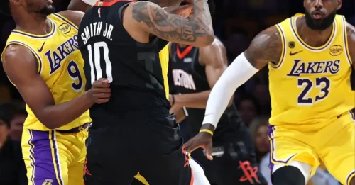 First father-son duo in NBA playoff history – LEBRON CALLS IT SURREAL with Bronny – The 20-time All-Star's words HIT DIFFERENT.