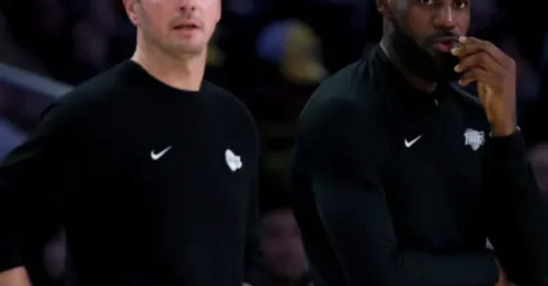 LOS ANGELES JUST DROPPED A BOMBSHELL. Lakers Announce Starting Lineup For Game 4 Vs Rockets After Austin Reaves News