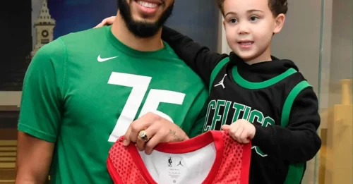 BOSTON BOMBSHELL: Celtics star Jayson Tatum finally reveals the ORIGINAL first choice for son Deuce — and the REAL reason he backed off