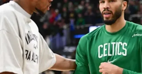 BOSTON BOMBSHELL: Celtics' Tatum-Brown Duo Is The REAL Reason Giannis Trade Talks Just Exploded