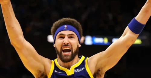 BOMBSHELL FOR WARRIORS FANS: Donovan Mitchell's bold Klay Thompson take is something they definitely won't love.